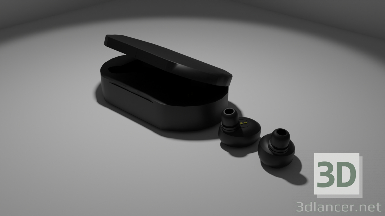 modello 3D Xiaomi Redmi AirDot - anteprima