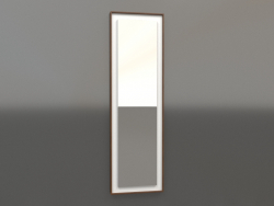 Miroir ZL 18 (450x1500, blanc, bois brun clair)