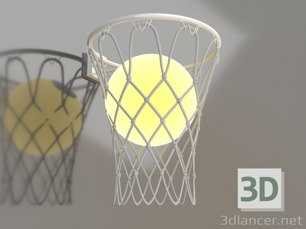 3d model Wall lamp (7242) - preview
