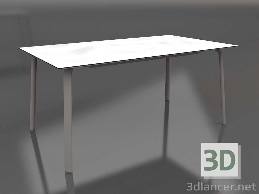 3D modeli Yemek masası 160 (Kuvars grisi) - önizleme