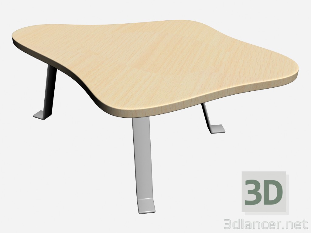modèle 3D Table basse 1 jour - preview