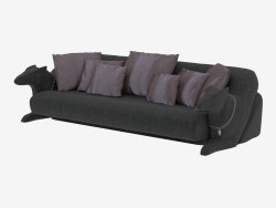Sofá en estilo Art Deco Bismark