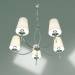 3d model Pendant chandelier with crystal 60079-5 (chrome) - preview