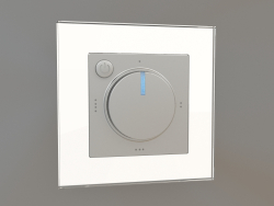 Yerden ısıtma için elektromekanik termostat (gümüş)