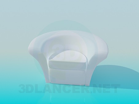 3D Modell Kleiner Sessel - Vorschau