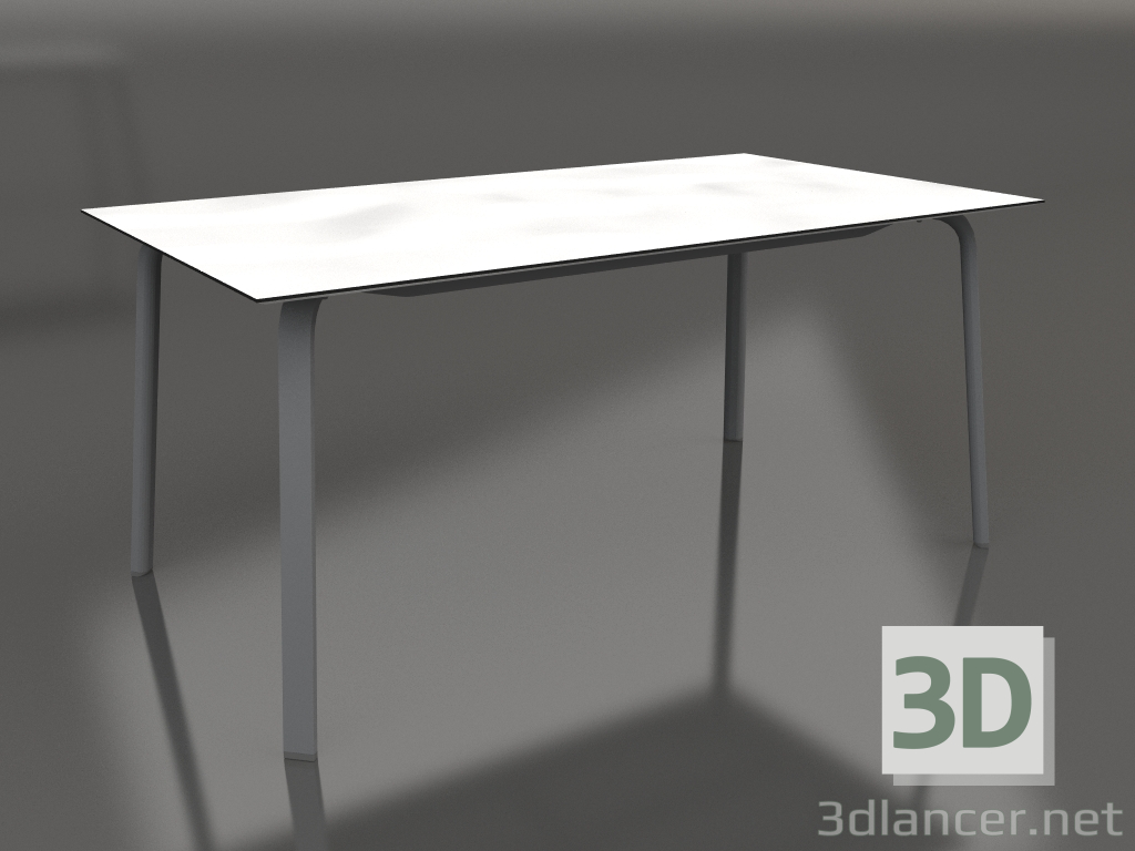 3D Modell Esstisch 160 (Anthrazit) - Vorschau