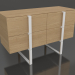 3d model Chest of 4 drawers (light) - preview