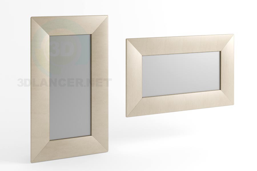 Modelo 3d Espelho retrovisor de 170 x 100 1 - preview