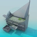 modello 3D Letto-nave al vivaio - anteprima