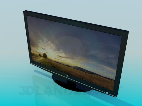 Modelo 3d TV - preview