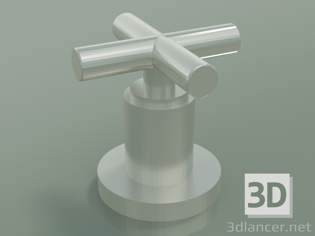 3d model Calcomanía de la válvula, en el sentido de las agujas del reloj para cerrar, caliente o fría (20.000 - vista previa