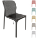 3 डी आर्मरेस्ट के बिना प्लास्टिक की कुर्सी BIT 6 अलग-अलग रंगों में ट्रेडमार्क नारदी। मॉडल खरीद - रेंडर
