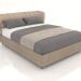 3d model Double bed MILO 1600 (A2283) - preview