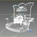 modello 3D Stand espositivo - anteprima