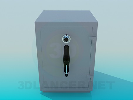 modello 3D Cassetta di sicurezza - anteprima