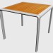 3D modeli Yemek Masası, kare yemek masası 51790 - önizleme