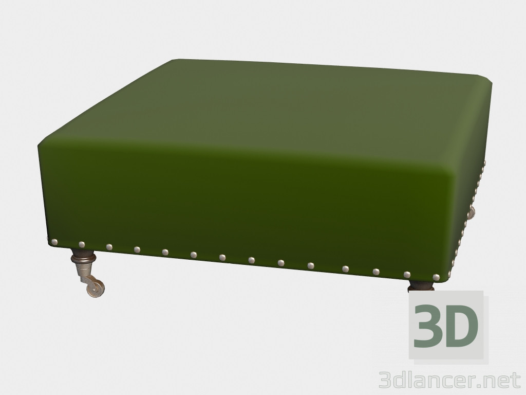 3D modeli Tuffet Zafer Klasik (92x92) - önizleme