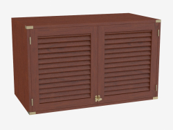 Cabinet with decorative grilles