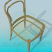 3d model Chair with mesh - preview