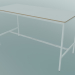 modèle 3D Table rectangulaire Base High 85x190x105 (Blanc, Contreplaqué, Blanc) - preview
