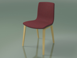 Sandalye 3966 (4 ahşap ayak, polipropilen, döşeme, doğal huş ağacı)