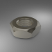 modello 3D di Dado esagonale in acciaio comprare - rendering