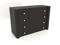 Chest of drawers TM 021 (1210x480x810, wood black)