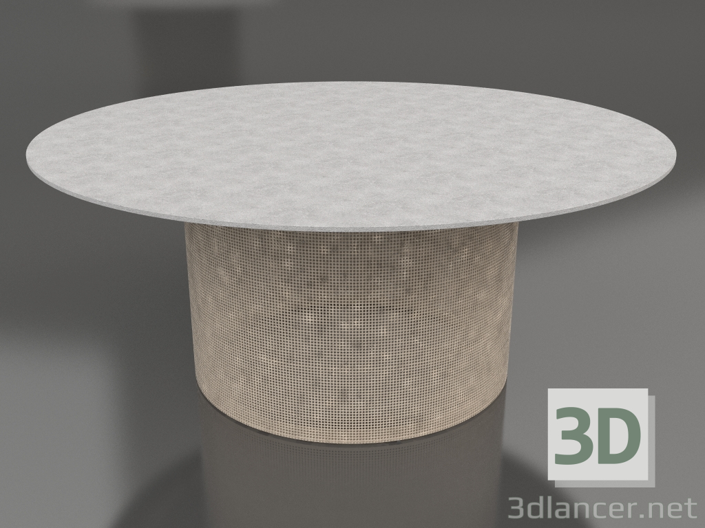 modello 3D Tavolo da pranzo Ø180 (Sabbia) - anteprima