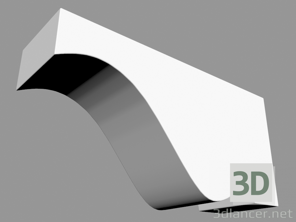 3D Modell Modilion TF03 (7,7 x 10 x 20 cm) - Vorschau