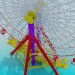 modello 3D Rotella di Ferris - anteprima