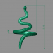 modèle 3D de Bague serpent acheter - rendu