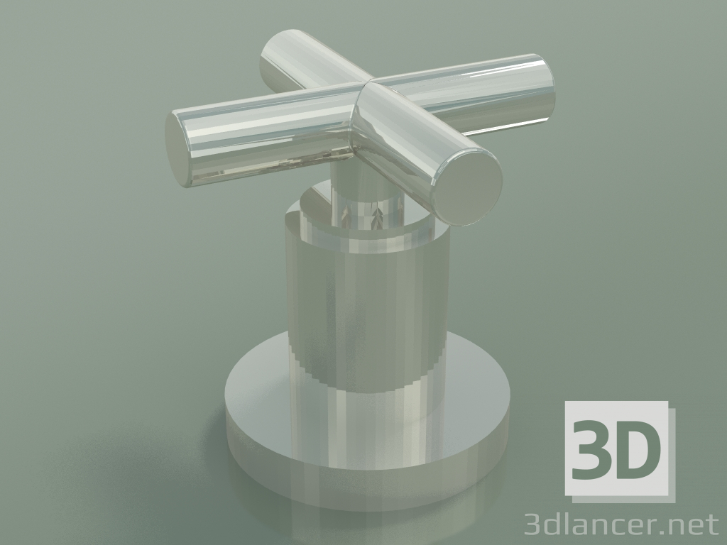 3D Modell Aufkleberventil im Uhrzeigersinn zum Schließen, heiß oder kalt (20.000 892-08) - Vorschau