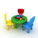 3d 3D модель детского сада модель купить - ракурс