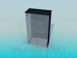 Rack-Stack mit Glasböden und Türen