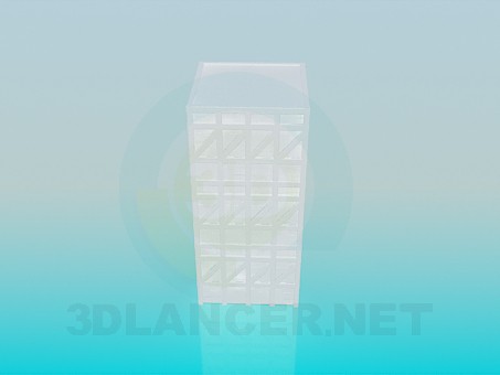 Modelo 3d Caixas plásticas - preview