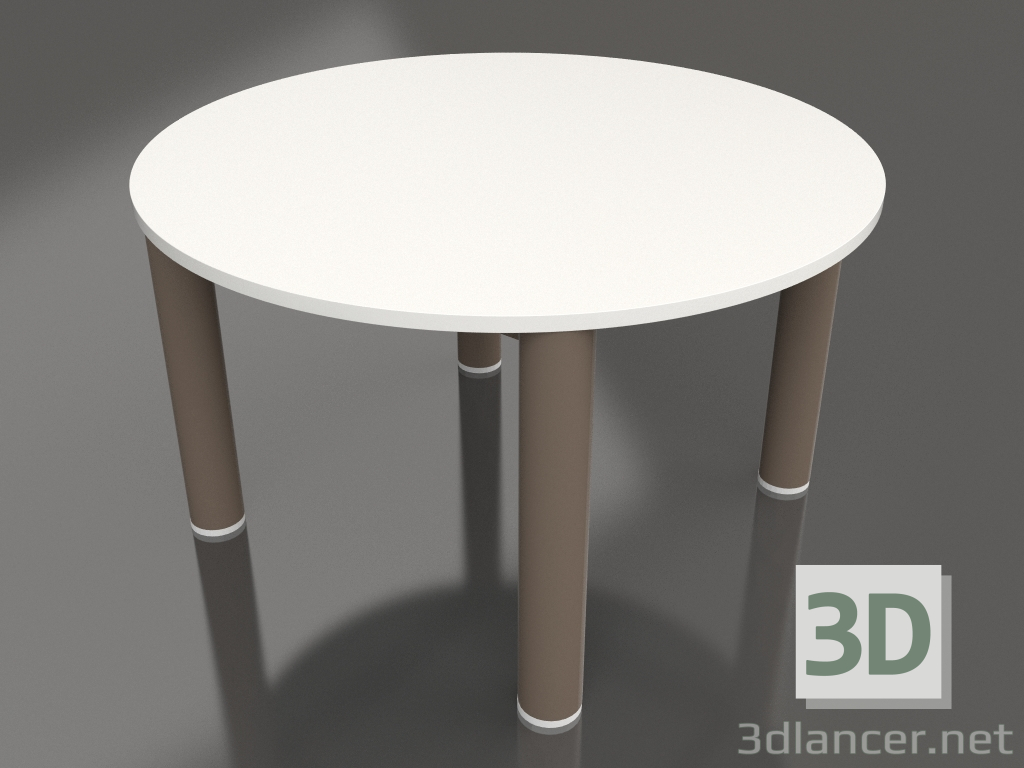 modello 3D Tavolino D 60 (Bronzo, DEKTON Zenith) - anteprima