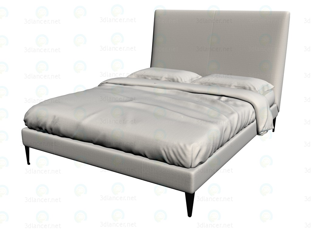 3D Modell Bett 2 9845 - Vorschau