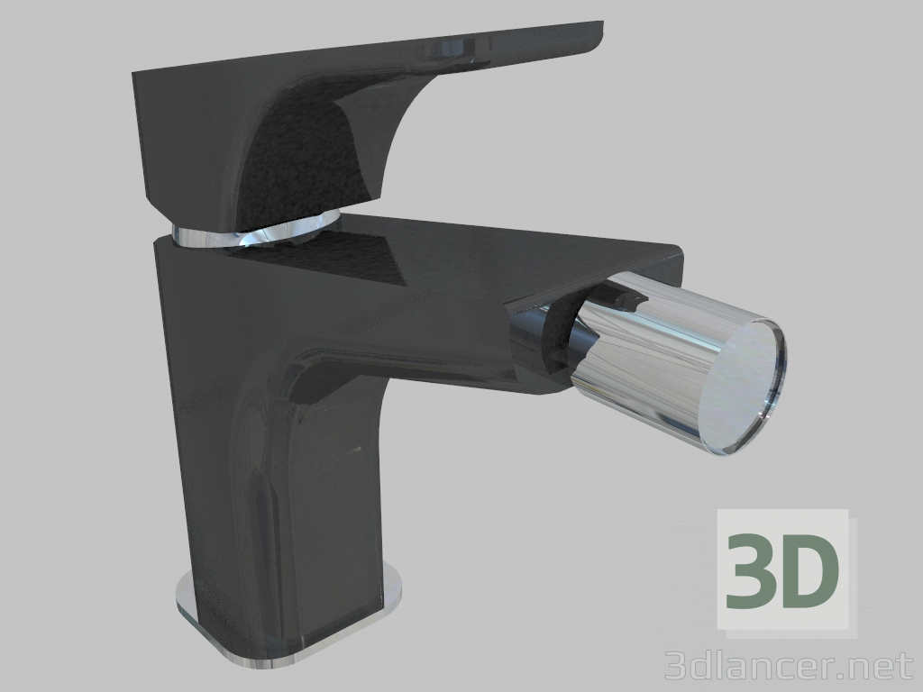 3D Modell Mischer für Bidet - Chrom schwarz Hiacynt (BQH B310) - Vorschau