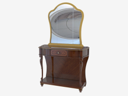 Стол консольный с зеркалом (1110х915х413)