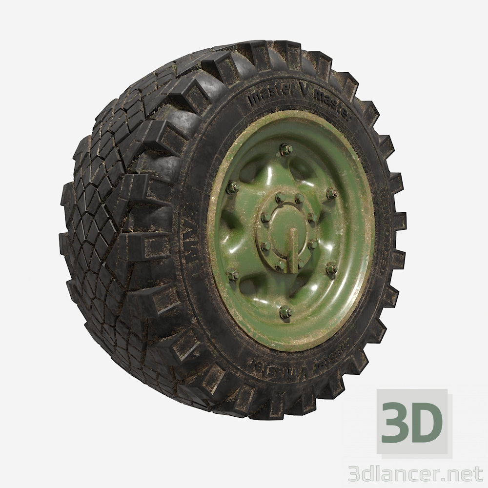 Rueda2 3D modelo Compro - render