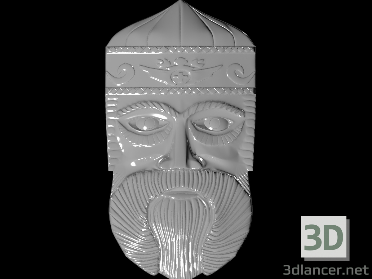 Kriegermaske 3D-Modell kaufen - Rendern