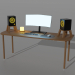 3d Computer desk model buy - render