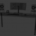 modello 3D di Scrivania del computer comprare - rendering