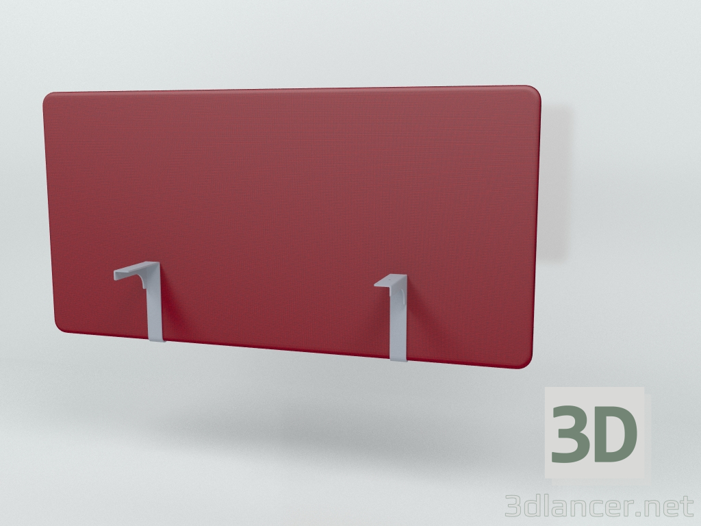 modello 3D Schermo acustico Desk Single Sonic ZPS816 (1590x800) - anteprima