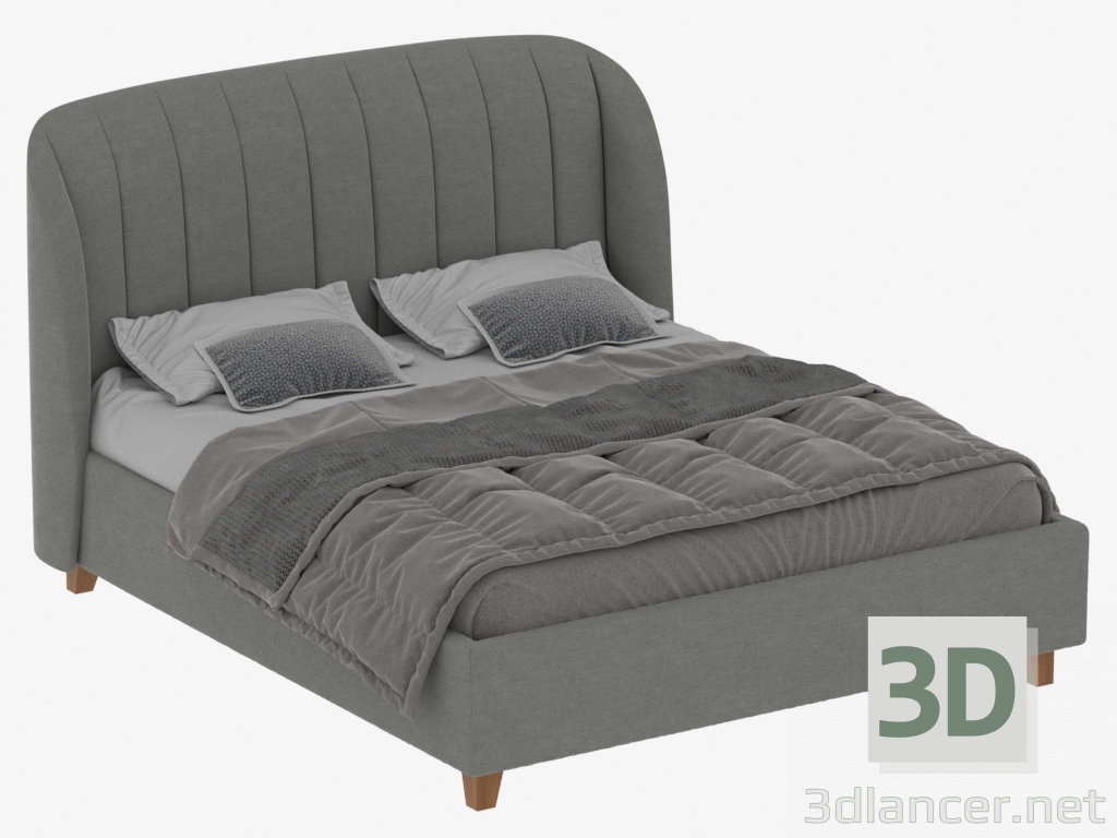 3d модель Ліжко TULIP 1800 – превью