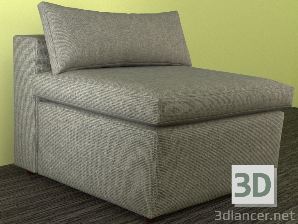 3D modeli Mini kanepe - önizleme