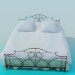 3 डी मॉडल बिस्तर के साथ प्रस्तुत - पूर्वावलोकन