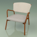 3d model Armchair with soft seat 027 (Metal Rust, Batyline Sand) - preview
