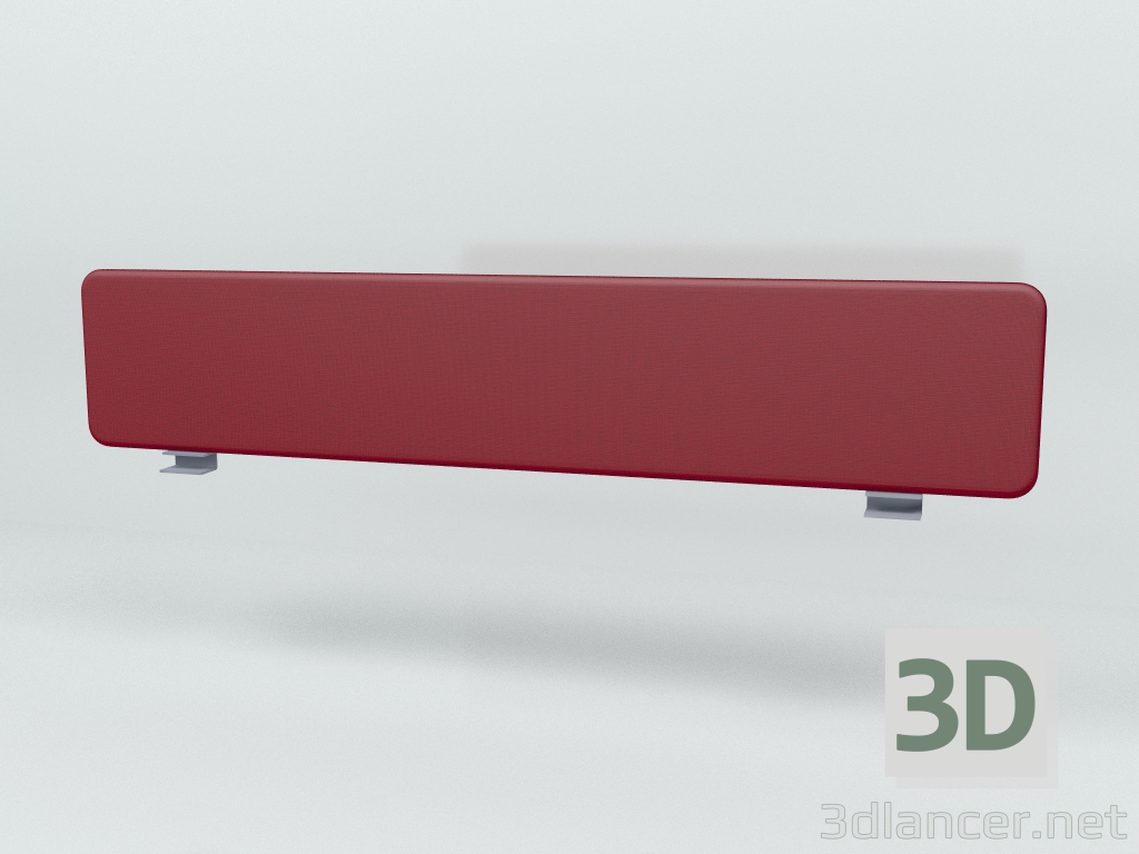 modello 3D Schermo acustico Desk Single Sonic ZUS18 (1790x350) - anteprima