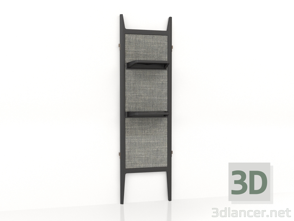 3D Modell Paneel-Set hoch 2 Fachböden L56 - Vorschau